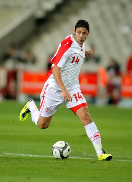 Jugador tunecino Mejdi Traoui — Foto de Stock