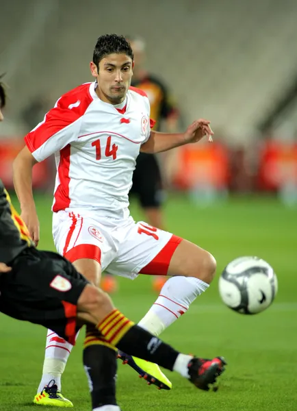 Tunisiska spelare mejdi traoui — Stockfoto