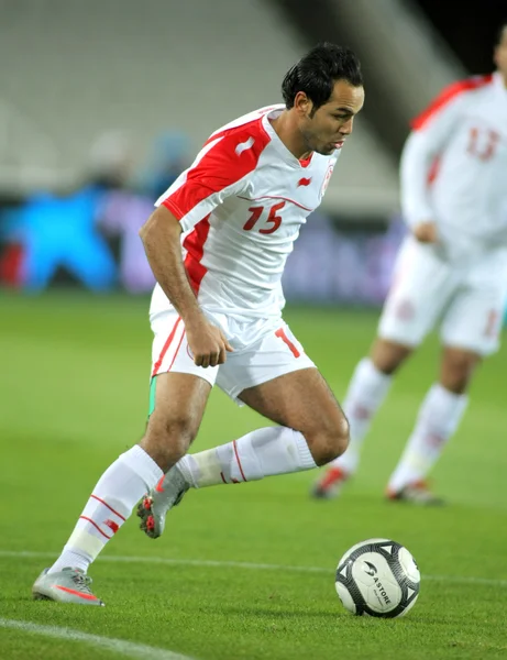 Tunisian player Zouheir Dhaouadi — Stock Photo, Image