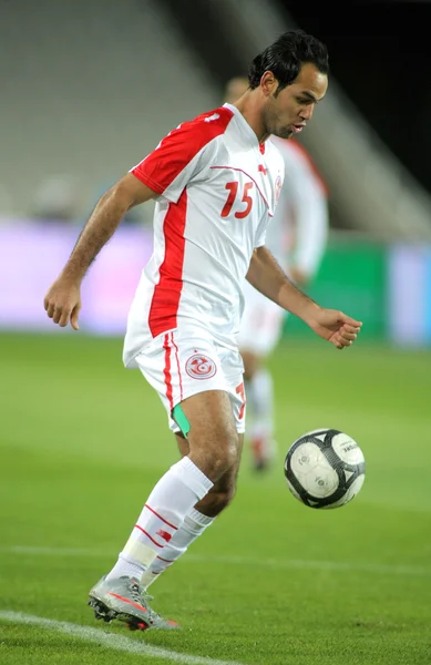 Tunisian player Zouheir Dhaouadi — Stock Photo, Image