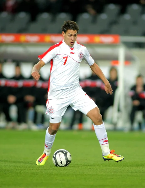 Tunisian player Youssef Msakni — Stock Photo, Image