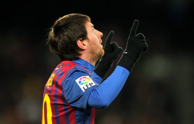 fc Barcelona Leo messi gol kutluyor