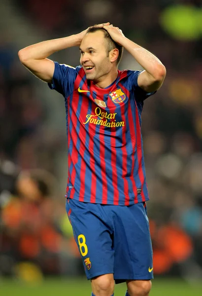 Andres iniesta fc Barcelony — Zdjęcie stockowe