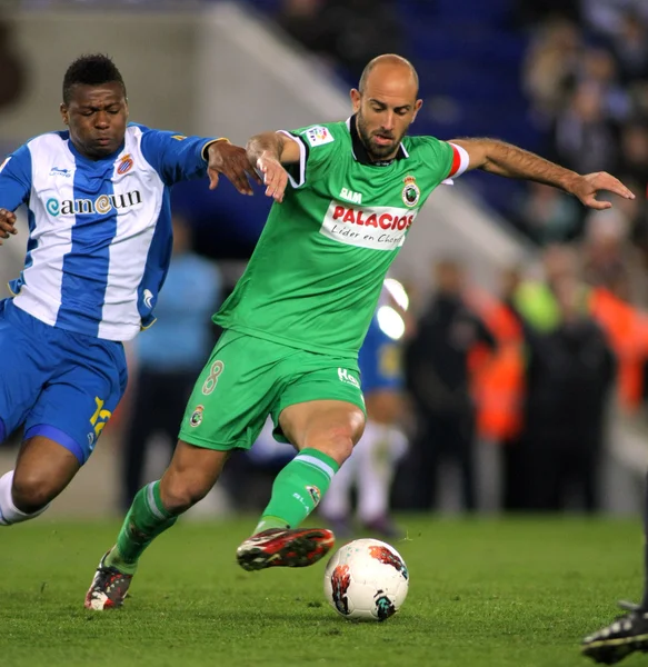 Гонсало Кольса из Racing de Santander — стоковое фото