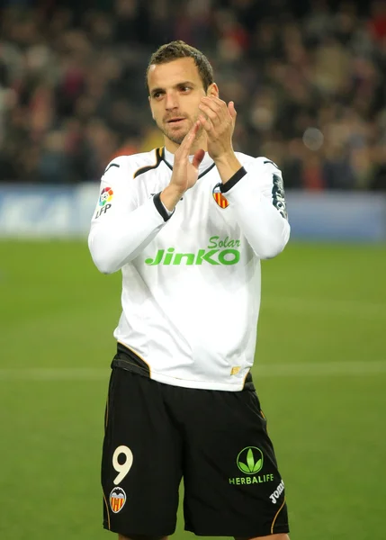 Roberto Soldado de Valencia CF — Foto de Stock