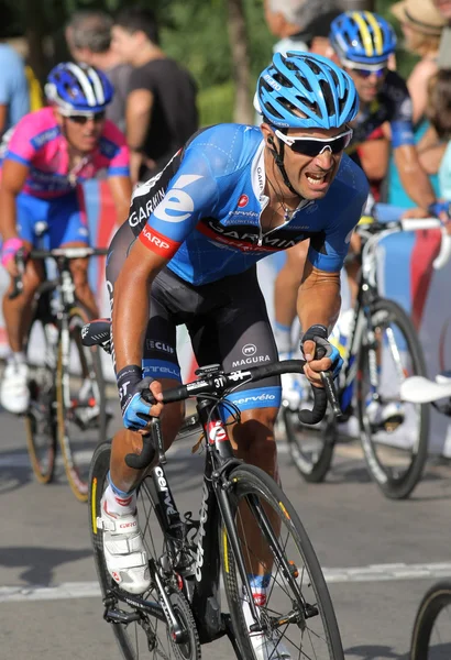 Garmin Sharp French cyclist Christophe Le Mevel — Stock Photo, Image