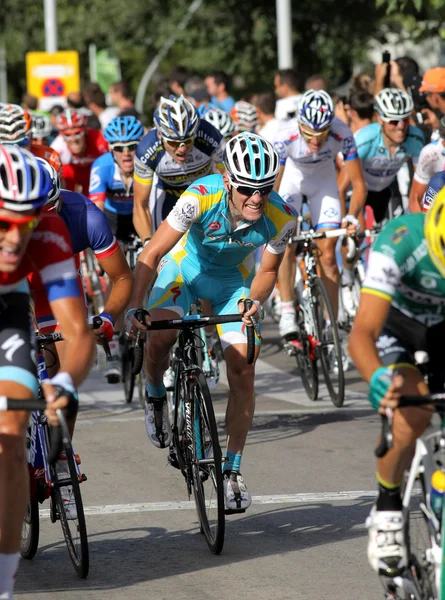 Astana ciclista belga Kevin Seeldraeyers — Foto de Stock