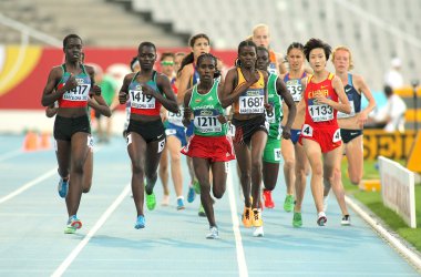 Yarışmacılar 5000 metre