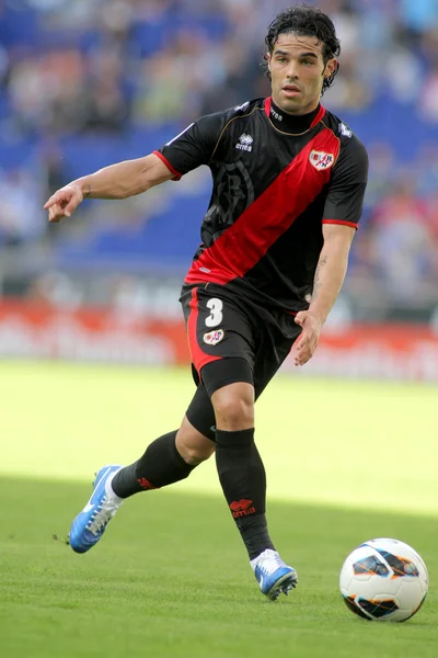 Jose manuel casado van rayo vallecano — Stockfoto