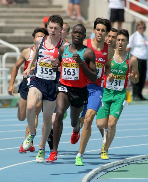 Edwin Kiplagat Melly do Quênia durante evento de 800m — Fotografia de Stock