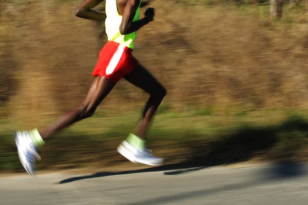 Africano Runner pernas — Fotografia de Stock