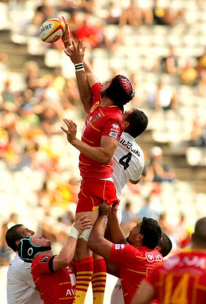 Luke Charteris of USAP Perpignan — Stock Photo, Image