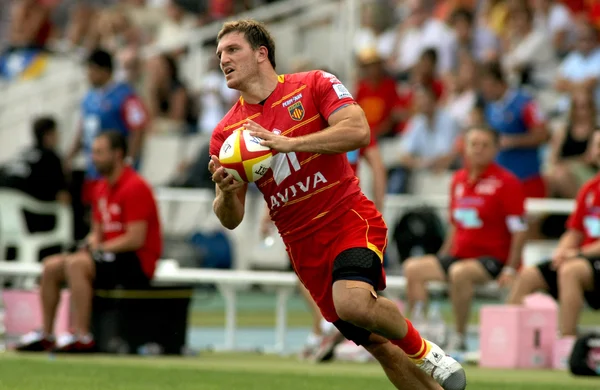 Adrien Plante ของ USAP Perpignan ในประเทศสหรัฐอเมริกา — ภาพถ่ายสต็อก