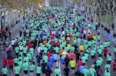 Start of a popular race