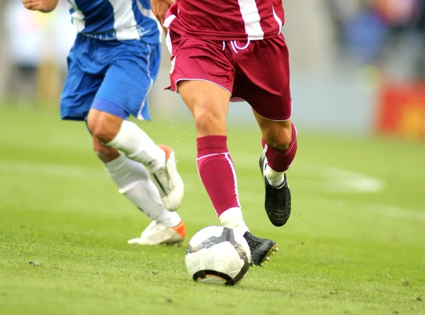 Voetbal actie — Stockfoto