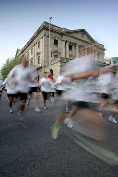 Koşucu bir yarış — Stok fotoğraf