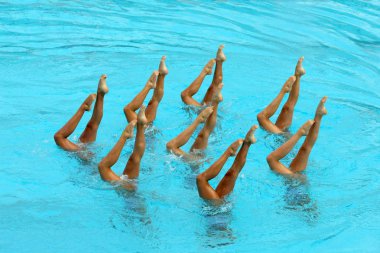Synchronized Swimmers clipart