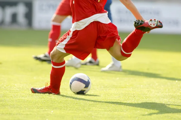 Acción de fútbol — Foto de Stock