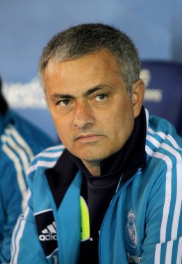 Jose Mourinho of Real Madrid clipart