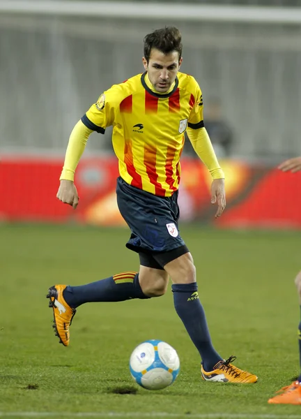 Jogador catalão Cesc Fabregas — Fotografia de Stock