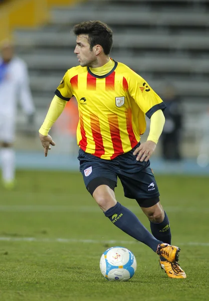 Jogador catalão Cesc Fabregas — Fotografia de Stock