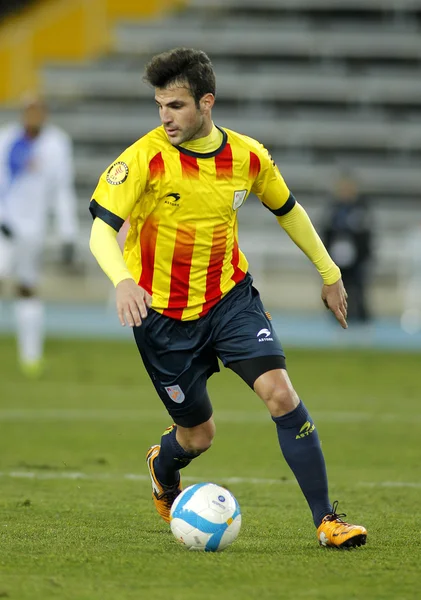 Katalanska spelare cesc fabregas i barcelona — Stockfoto