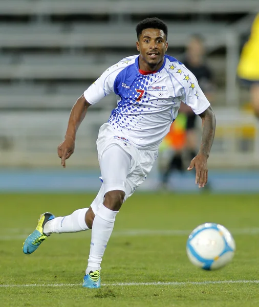 Cape Verdean player Luís Carlos Soares Rechtenvrije Stockfoto's