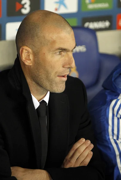 Real Madrid Diretor esportivo Zinedine Zidane — Fotografia de Stock