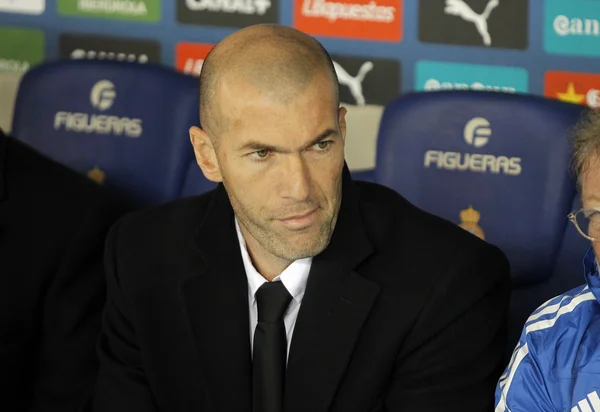 Real Madrid Diretor esportivo Zinedine Zidane — Fotografia de Stock