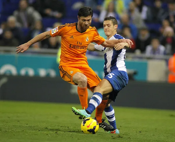 Xabi Alonso del Real Madrid — Foto Stock