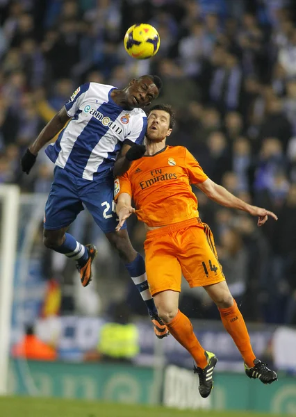 Xabi Alonso (R) do Real Madrid — Fotografia de Stock