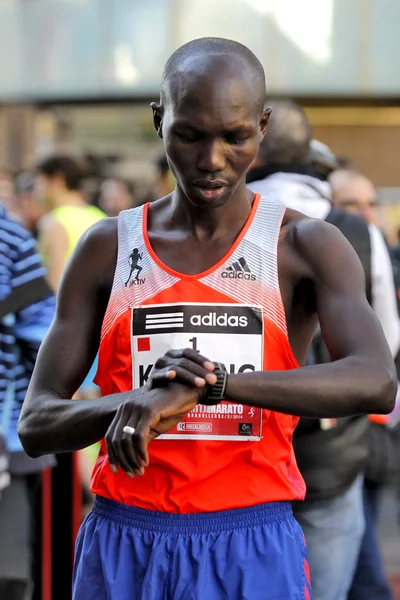 Kenijski lekkoatleta wilson kipsang — Zdjęcie stockowe