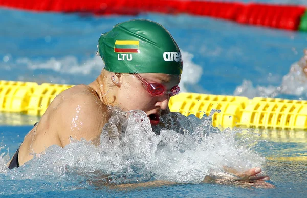 Litauisk svømmer Ruta Meilutyte – stockfoto