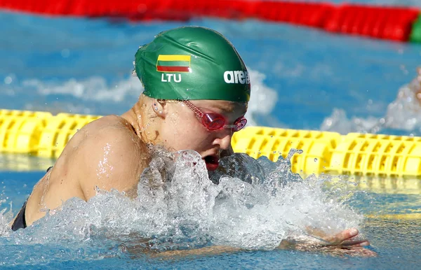 Litauische Schwimmerin ruta meilutyte — Stockfoto