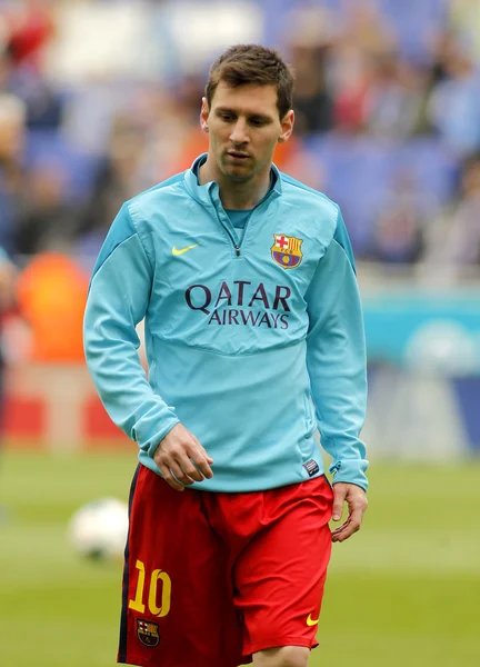 Leo messi i fc barcelona — Stockfoto