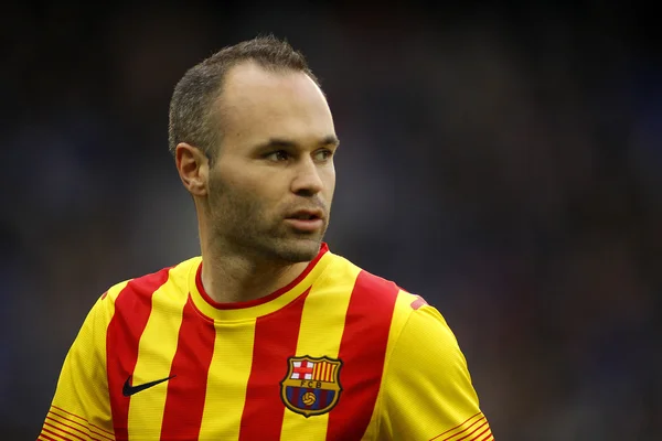 Andres iniesta fc Barcelony — Zdjęcie stockowe