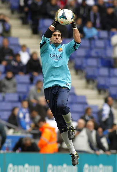 Jose manuel pinto van fc barcelona — Stockfoto