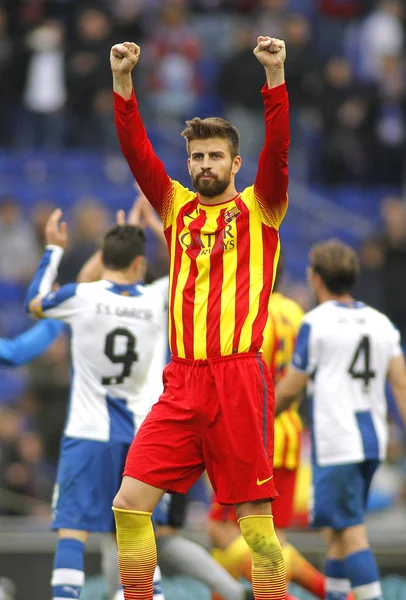 Gerard pique vom fc barcelona — Stockfoto