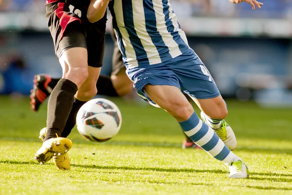 Fotboll action — Stockfoto