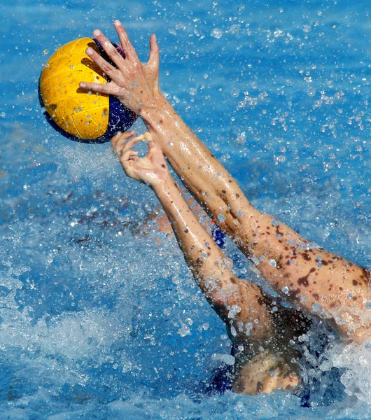 Wasserball-Aktion — Stockfoto