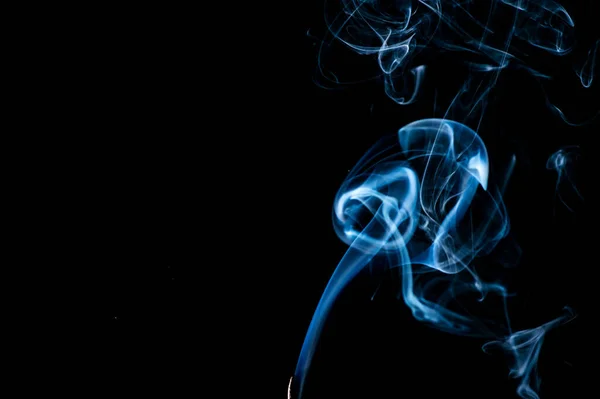 Smoke Black Background — Stock Photo, Image