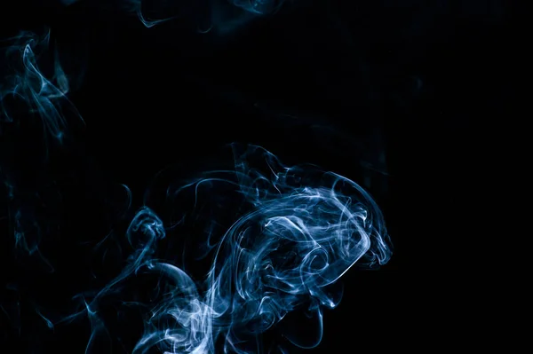 Smoke Black Background — Stock Photo, Image