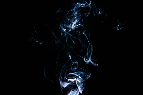 Smoke Black Background — Stock Photo, Image