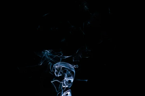 Smoke Black Background — Stock Photo, Image