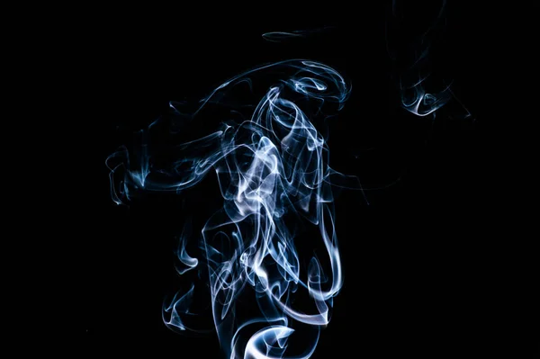 Kouř Černém Pozadí Royalty Free Stock Obrázky