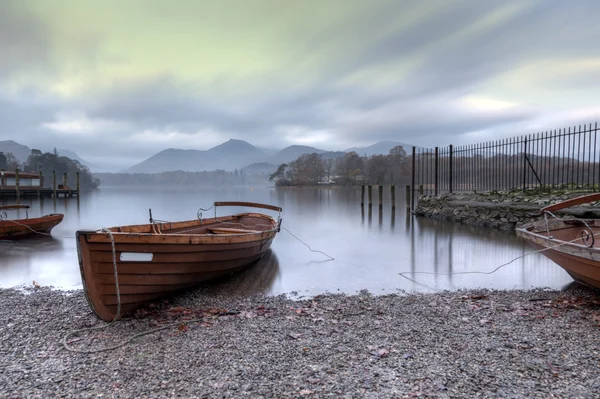 La mattina presto derwentwater — Foto Stock