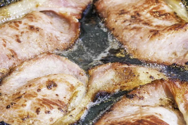 Fried Bacon — Stock Photo, Image