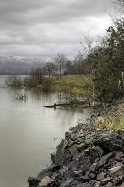 Wschód słońca nad jeziorem Bassenthwaite — Zdjęcie stockowe