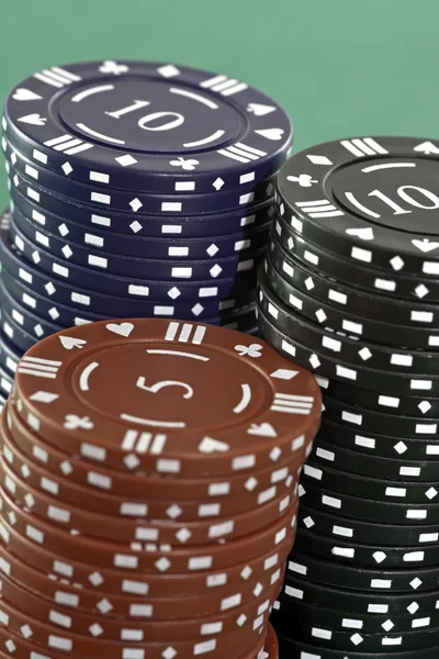 Poker Cards and chips — Stock Photo, Image