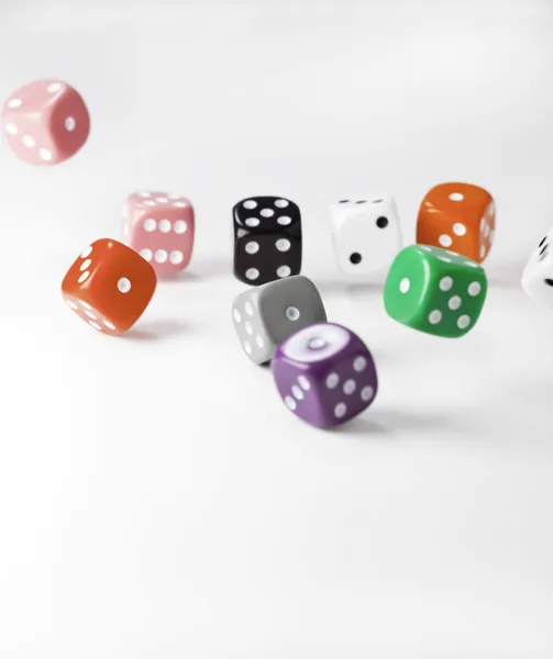 Falling Dice — Stock Photo, Image